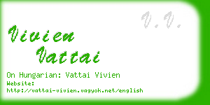 vivien vattai business card